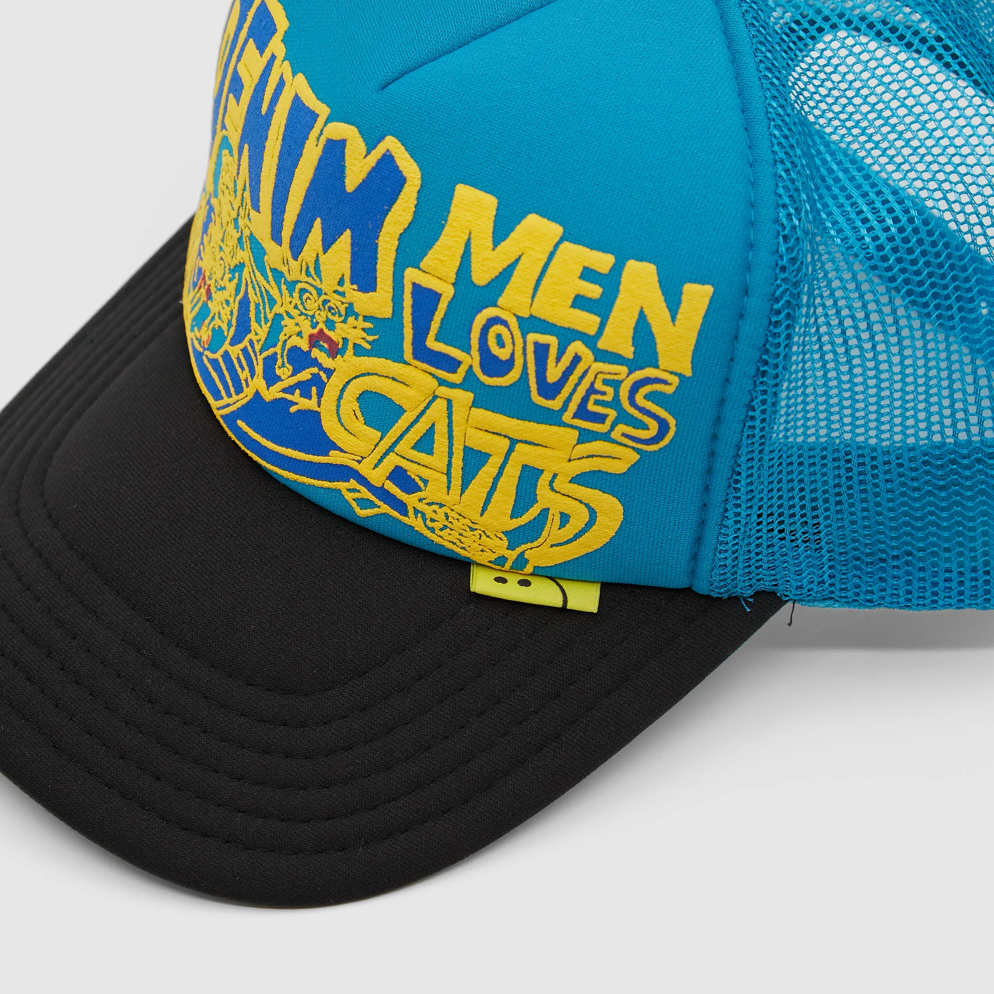 Kapital Denim Man Loves Cats Trucker Cap