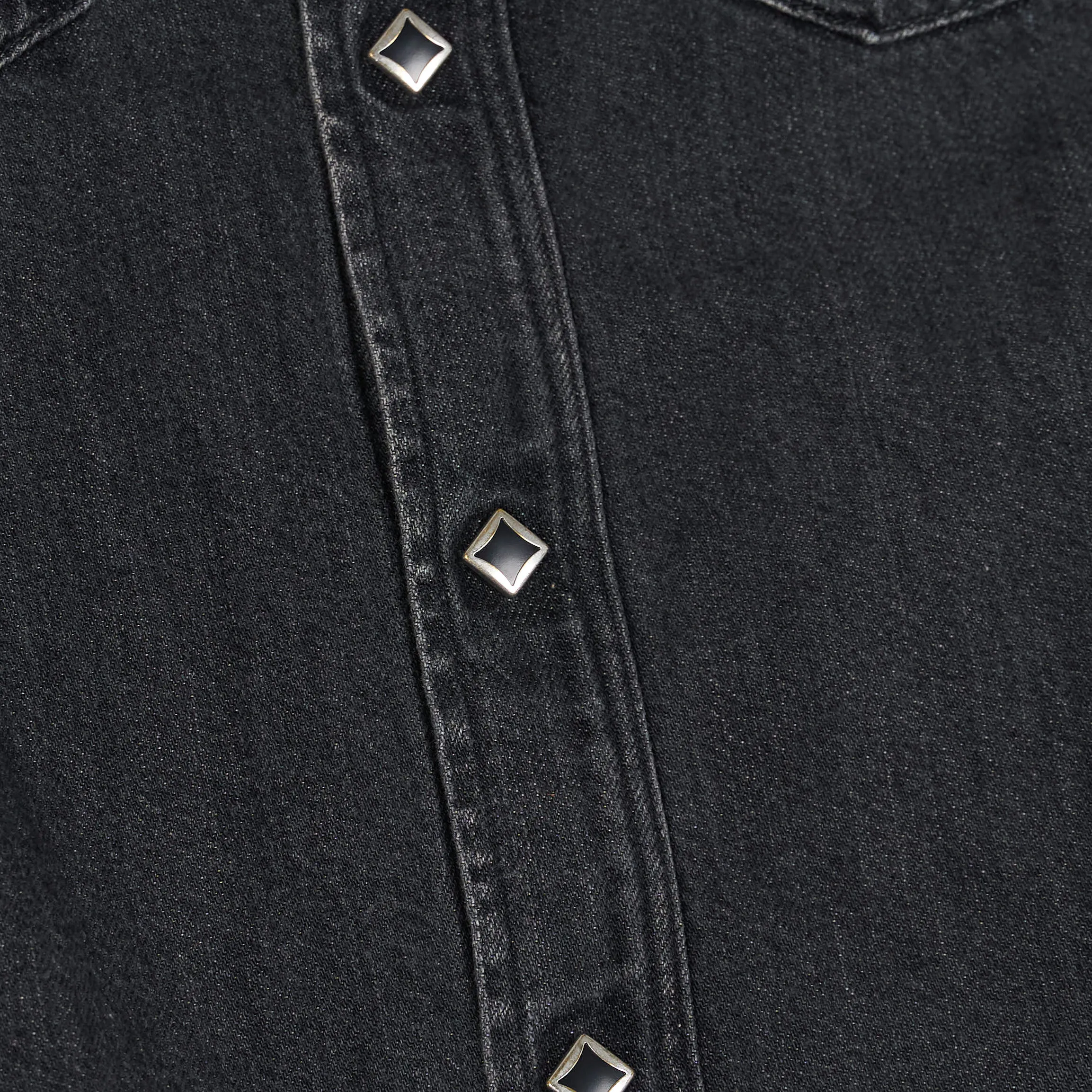 Kapital Kountry Western Shirt Black Denim 8oz. (Studs Remake)