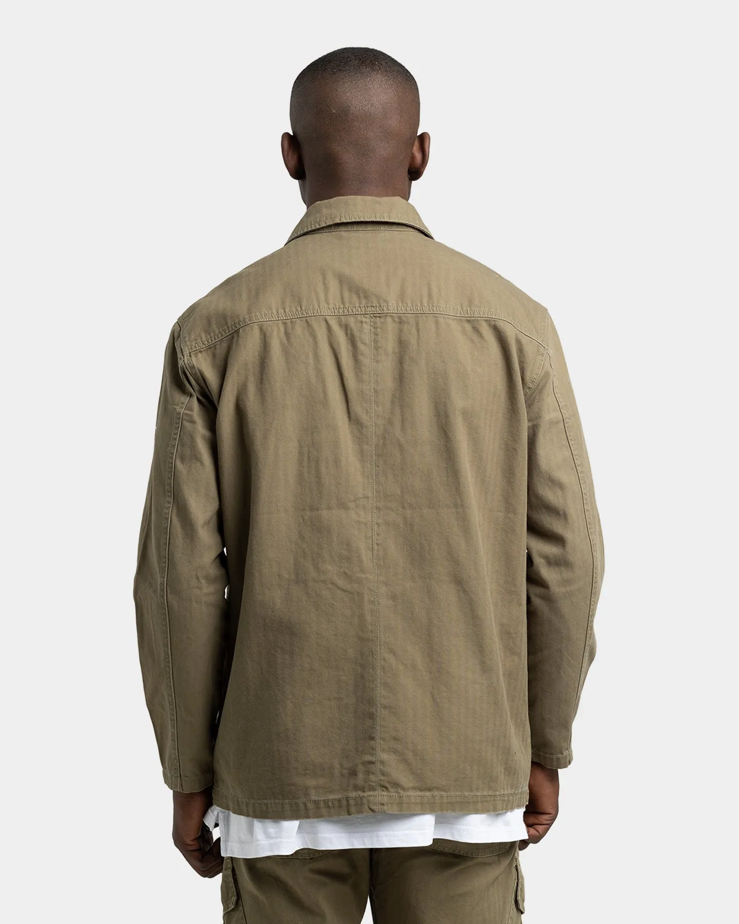 Karl Kani Retro Utility Shirt Jacket Dark Green