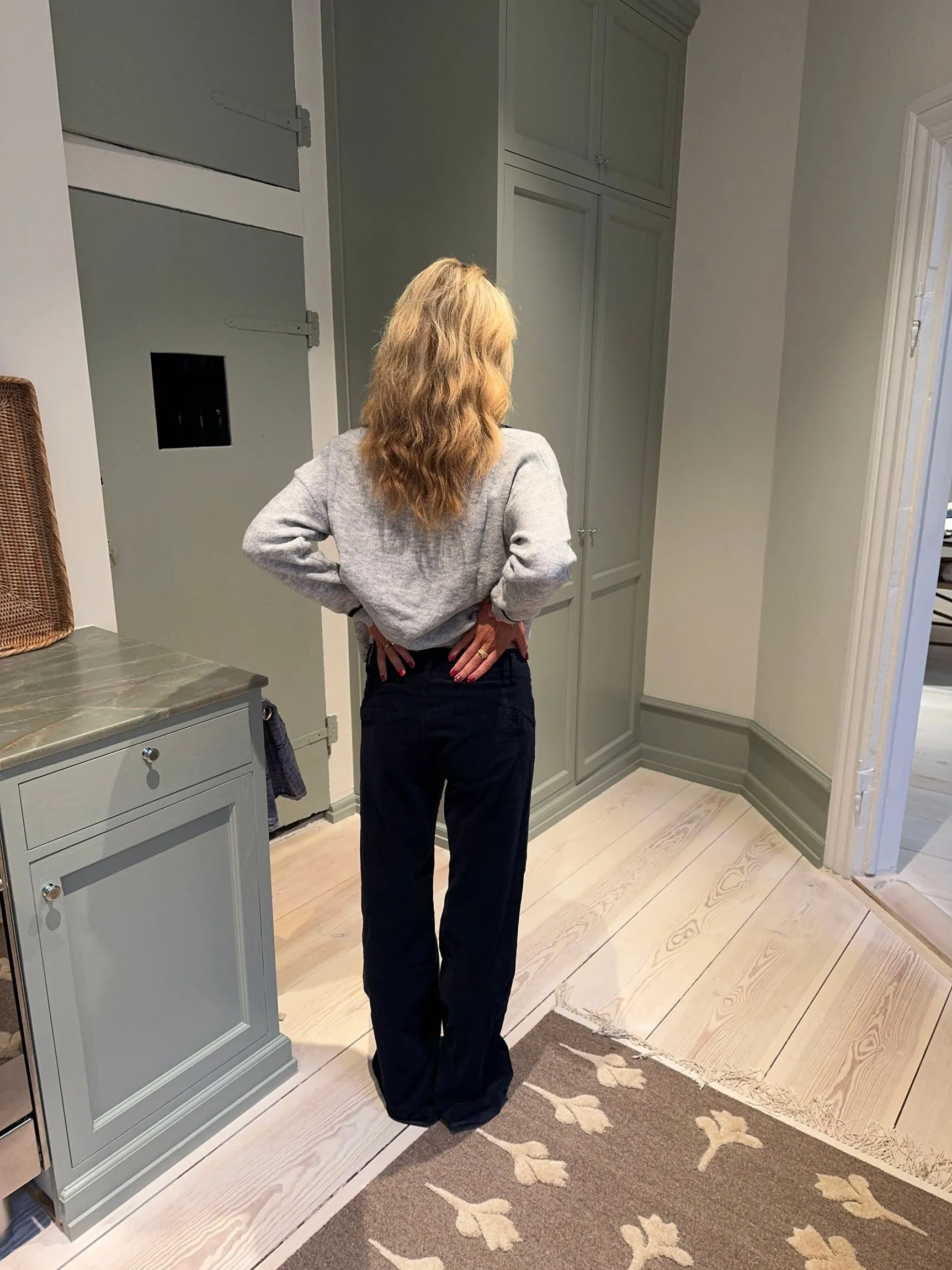 Karla corduroy pants - Navy