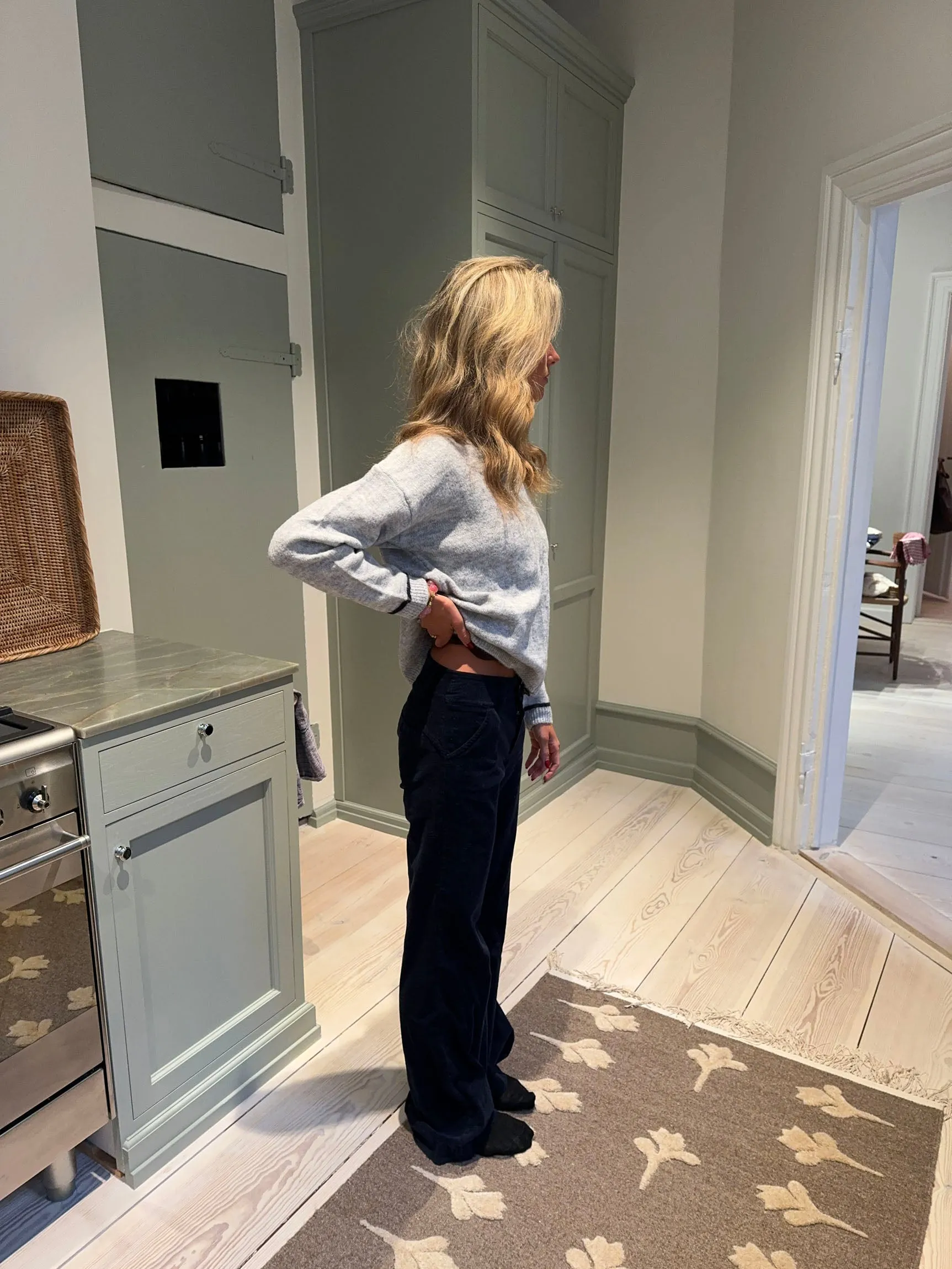Karla corduroy pants - Navy