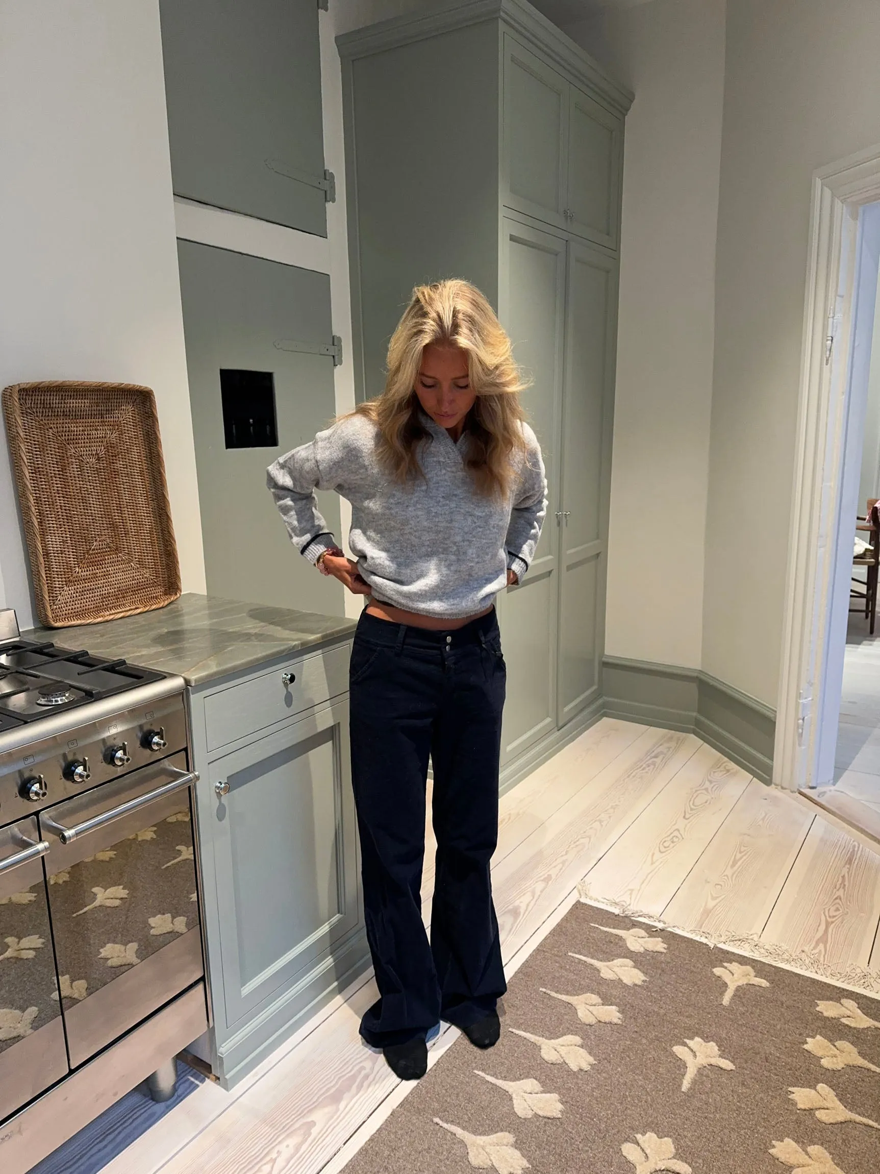 Karla corduroy pants - Navy