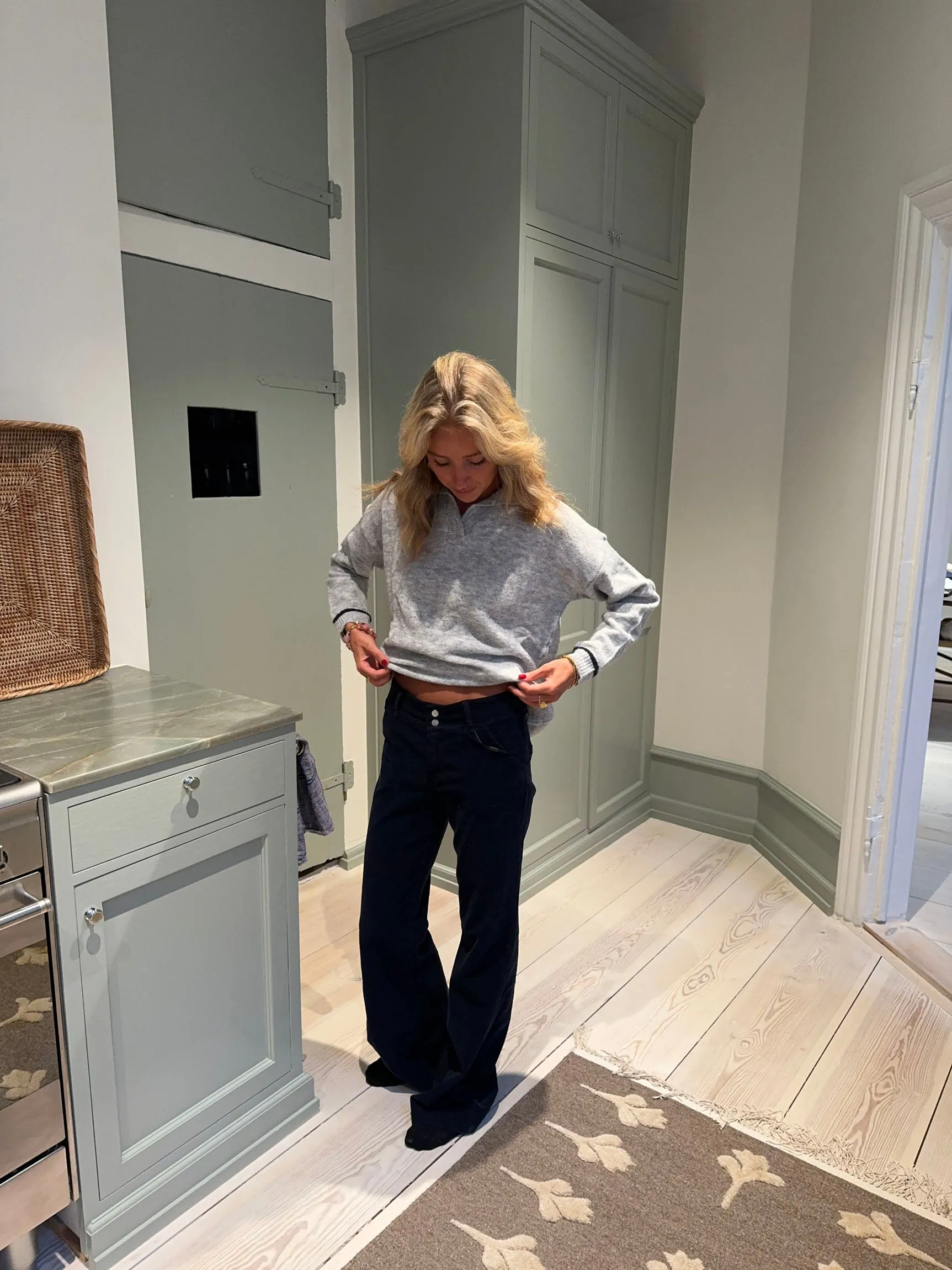 Karla corduroy pants - Navy