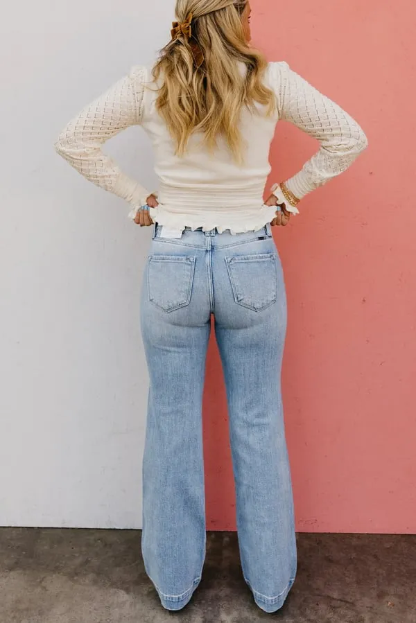 Karleen™ | High-Waisted Vintage Straight-Leg Jeans with Tummy Control