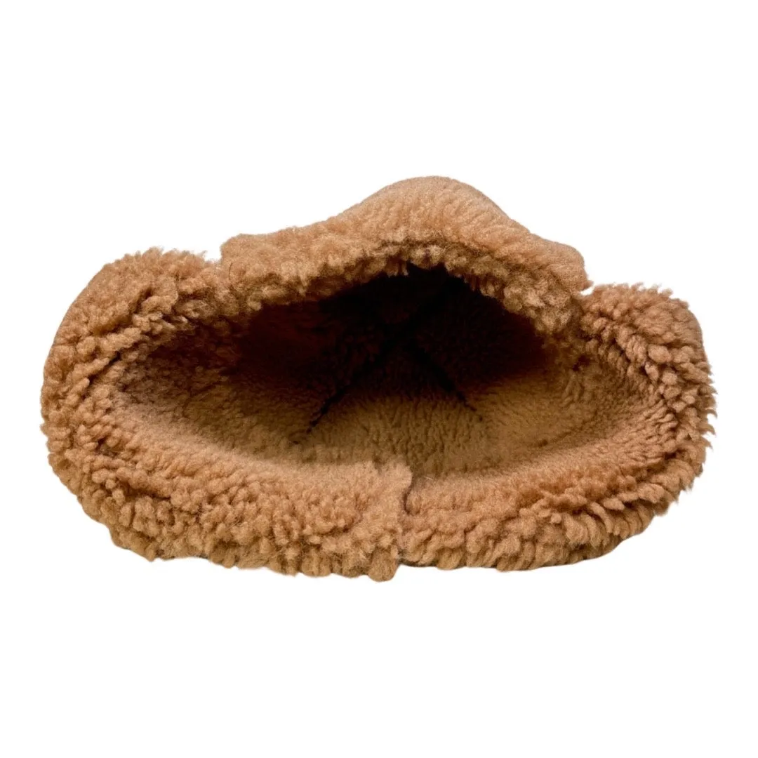 Kashani Chocolate Brown Shearling Aviator Hat