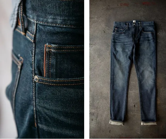 Kato Denim The Pen Slim 14 oz Jett