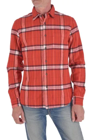 KATO "The Ripper" Organic Cotton Vintage Plaid Brushed - Red