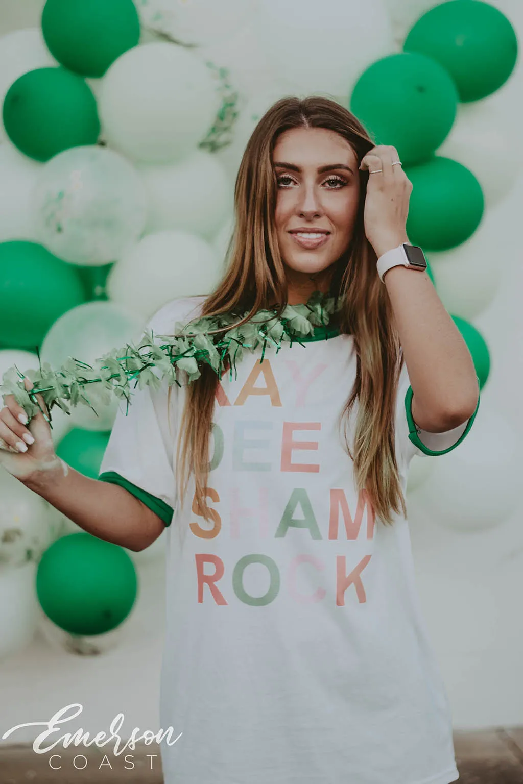 KayDee Shamrock Ringer T-shirt