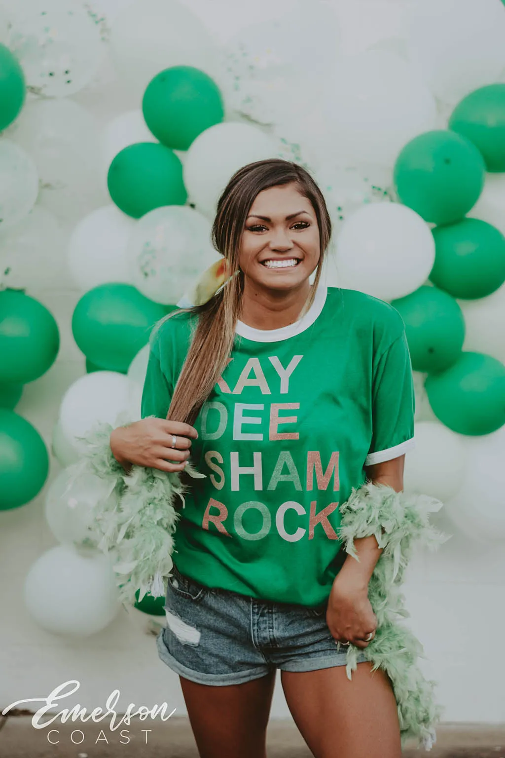 KayDee Shamrock Ringer T-shirt