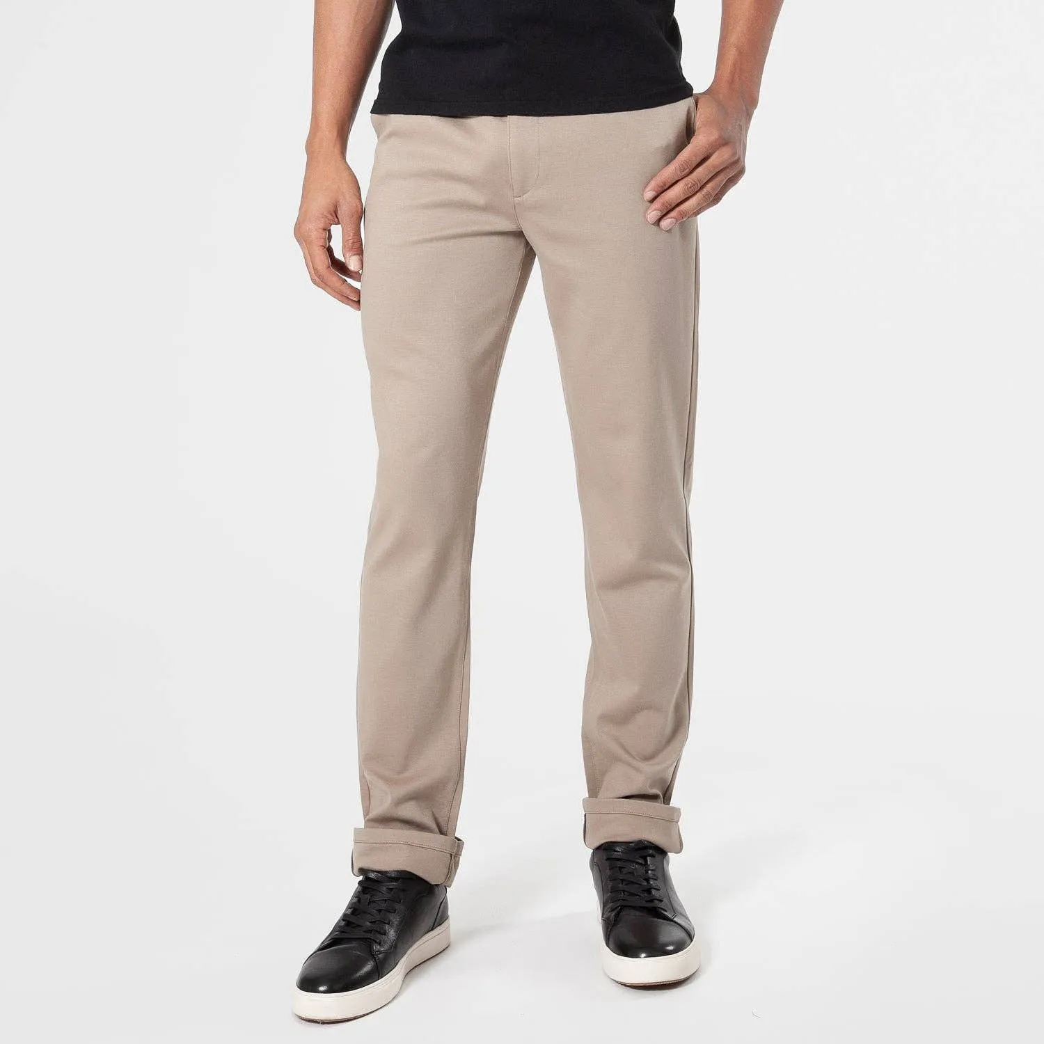 Khaki comfort chino pants