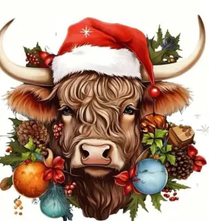 Kids & adults Highland Cow Christmas Hoodies