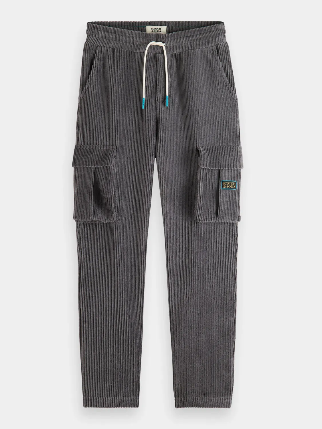 Kids - Corduroy cargo sweatpants