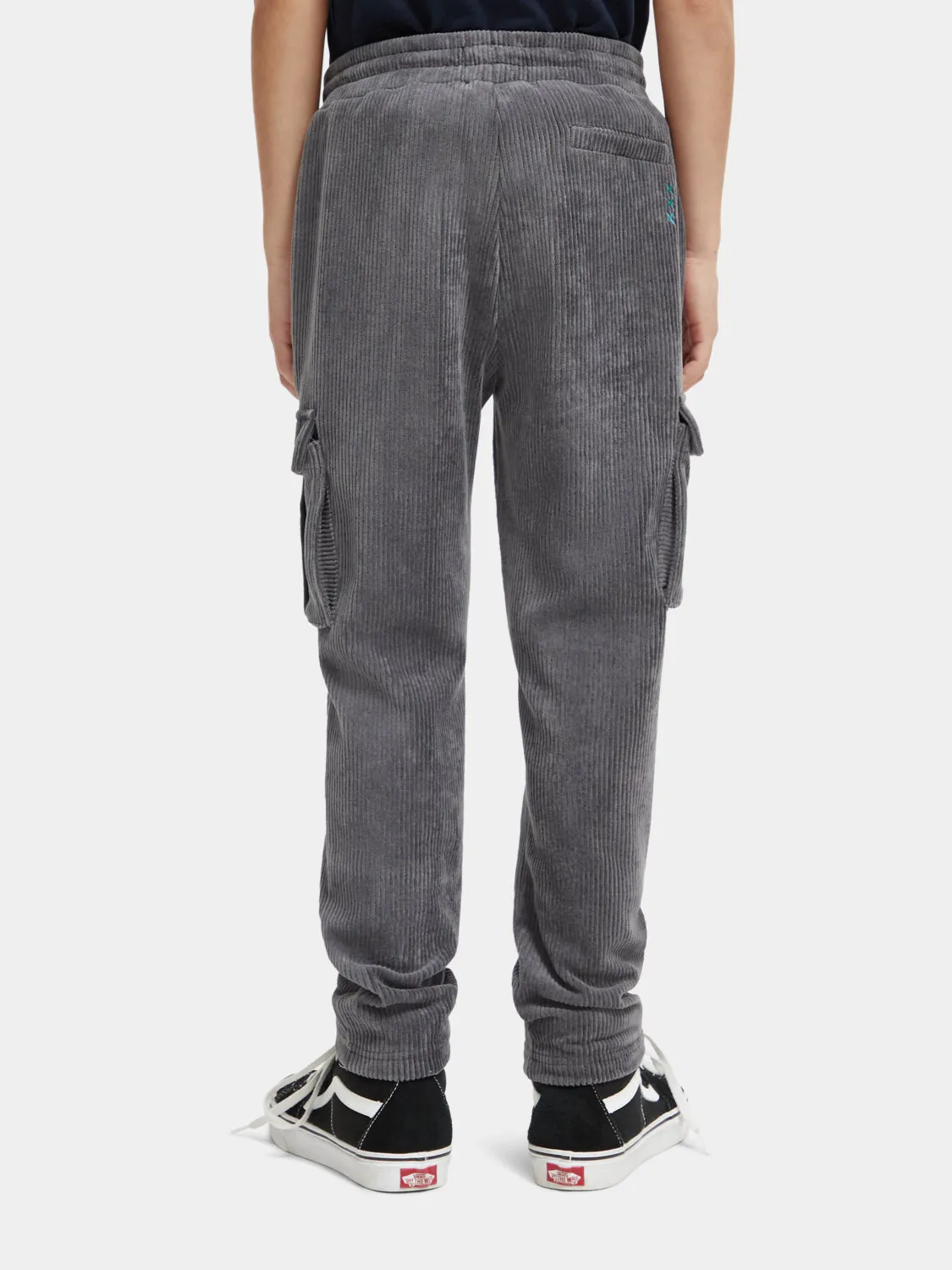 Kids - Corduroy cargo sweatpants