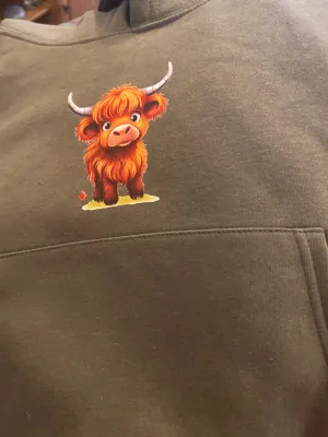 Kids  Cow & Diggers hoodies mix designs mixed sizes reduced