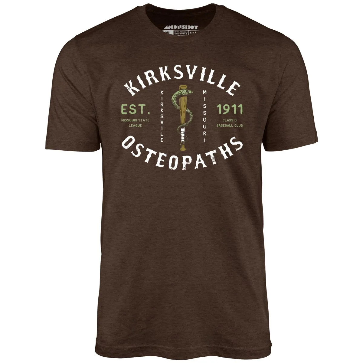 Kirksville Osteopaths - Missouri - Vintage Defunct Baseball Teams - Unisex T-Shirt