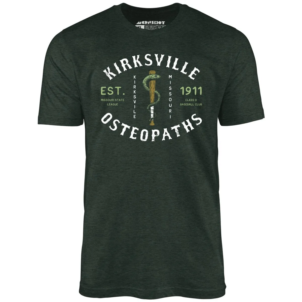 Kirksville Osteopaths - Missouri - Vintage Defunct Baseball Teams - Unisex T-Shirt