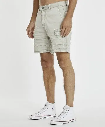 Kiss Chacey Michigan Cargo Shorts - Willow Grey
