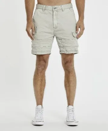 Kiss Chacey Michigan Cargo Shorts - Willow Grey
