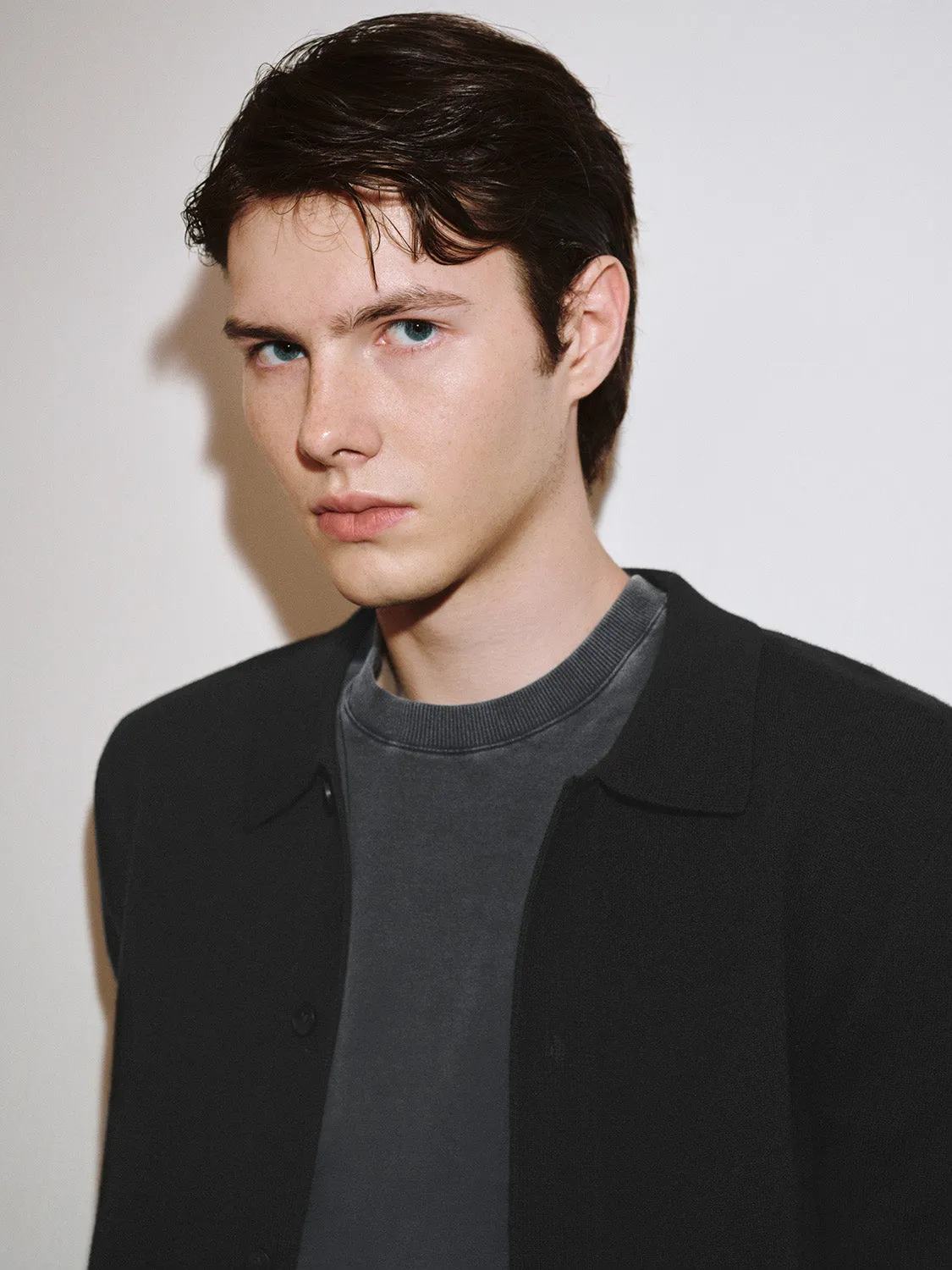 Knitted Button Up T-Shirts