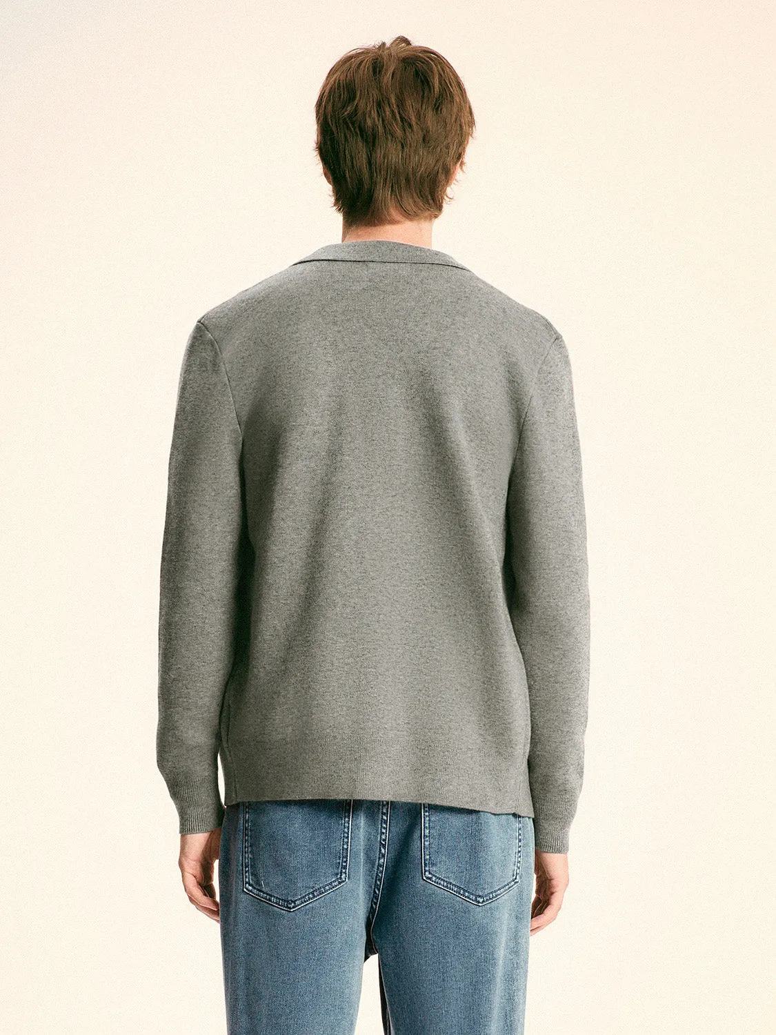 Knitted Button Up T-Shirts
