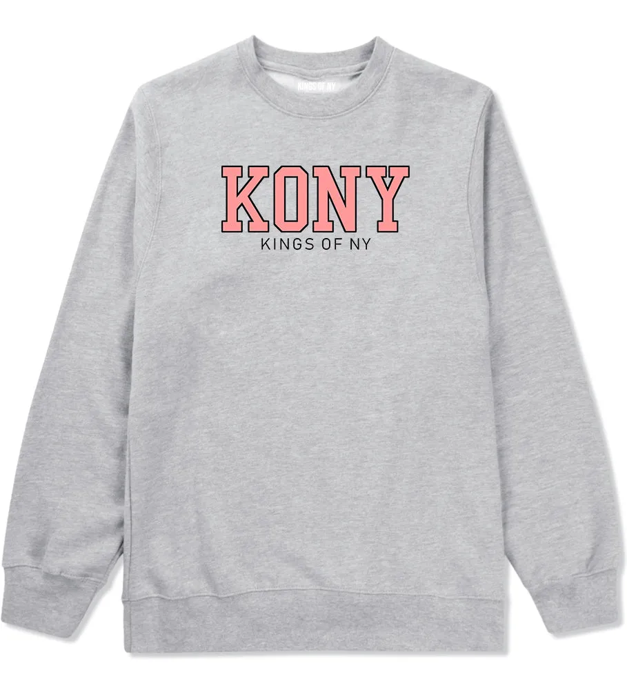 KONY College Mens Crewneck Sweatshirt