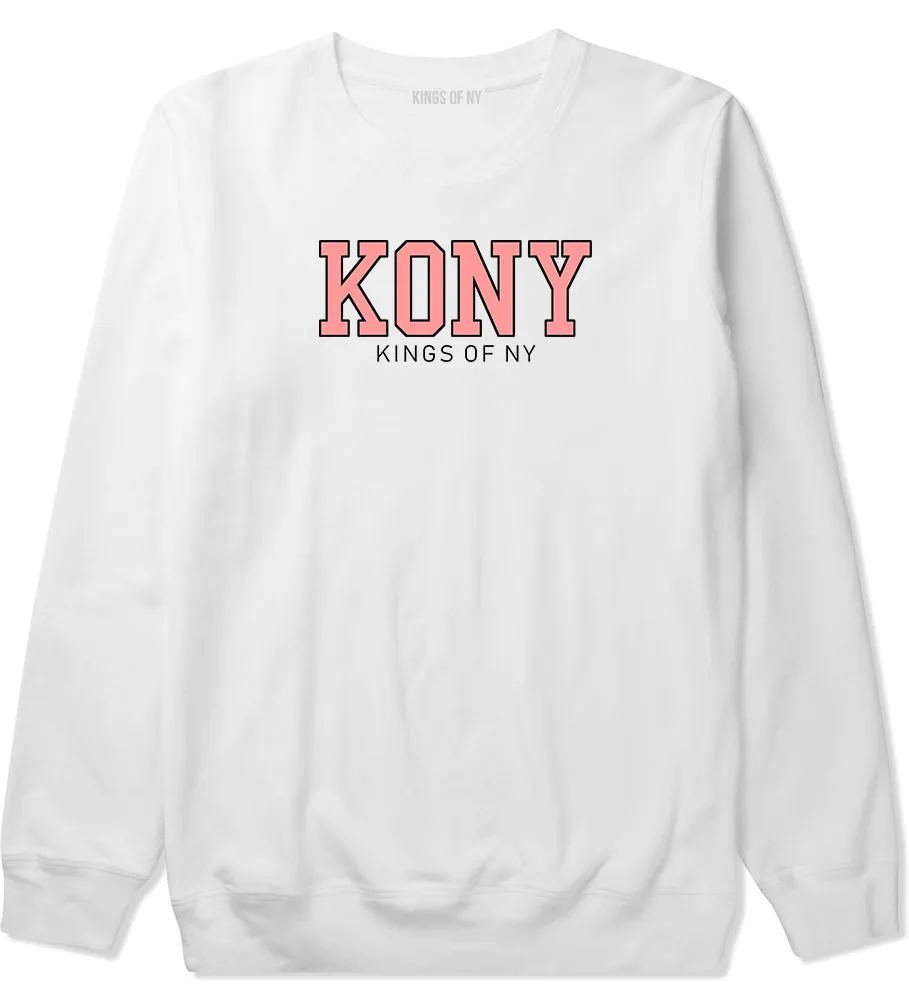 KONY College Mens Crewneck Sweatshirt