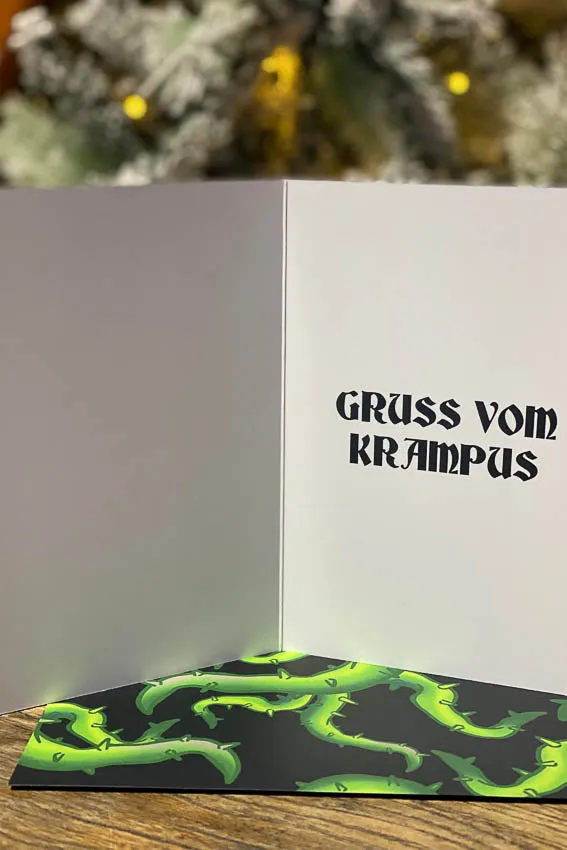 Krampus Christmas Card