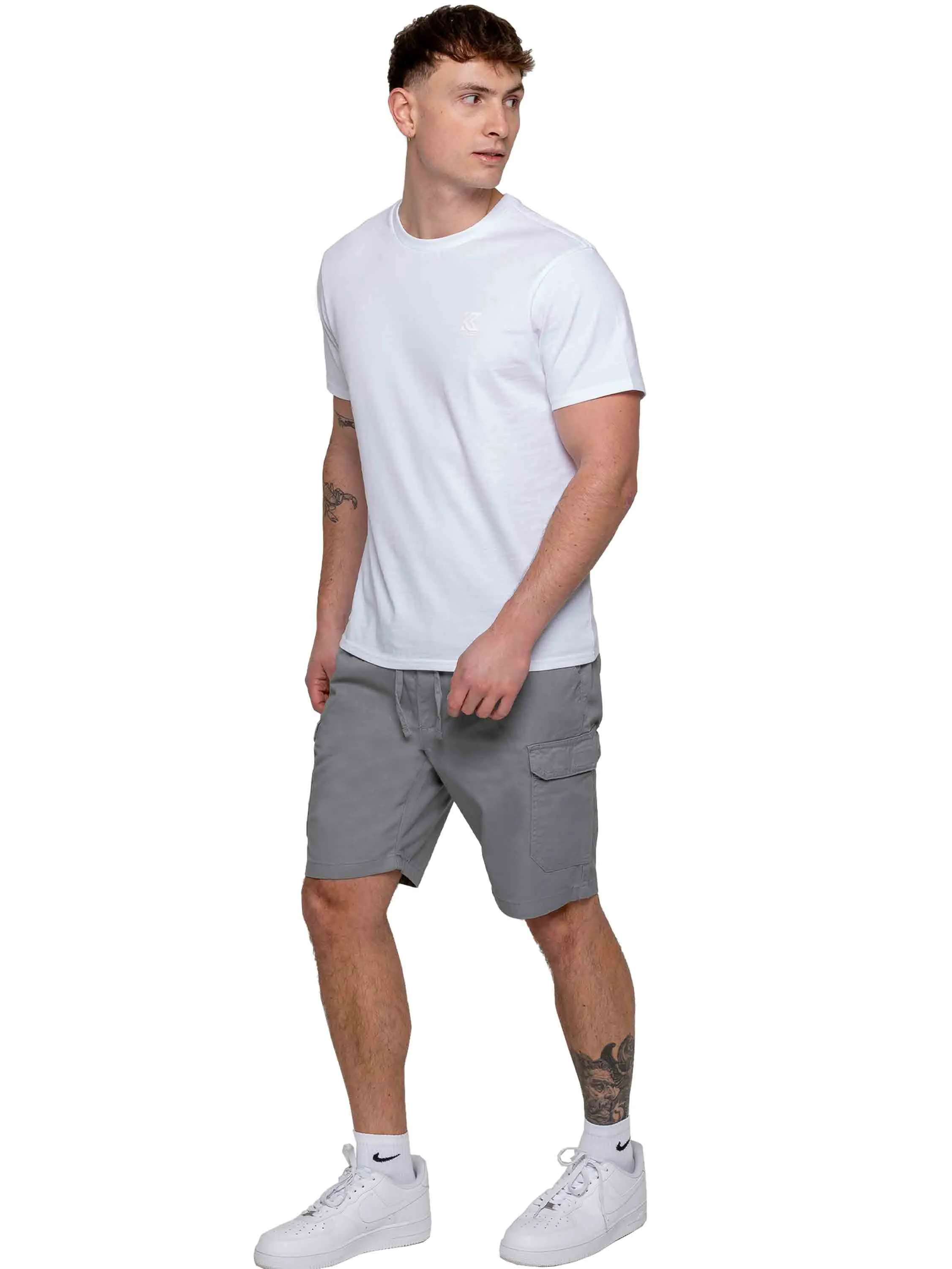 Kruze | Mens Cargo Chino Shorts