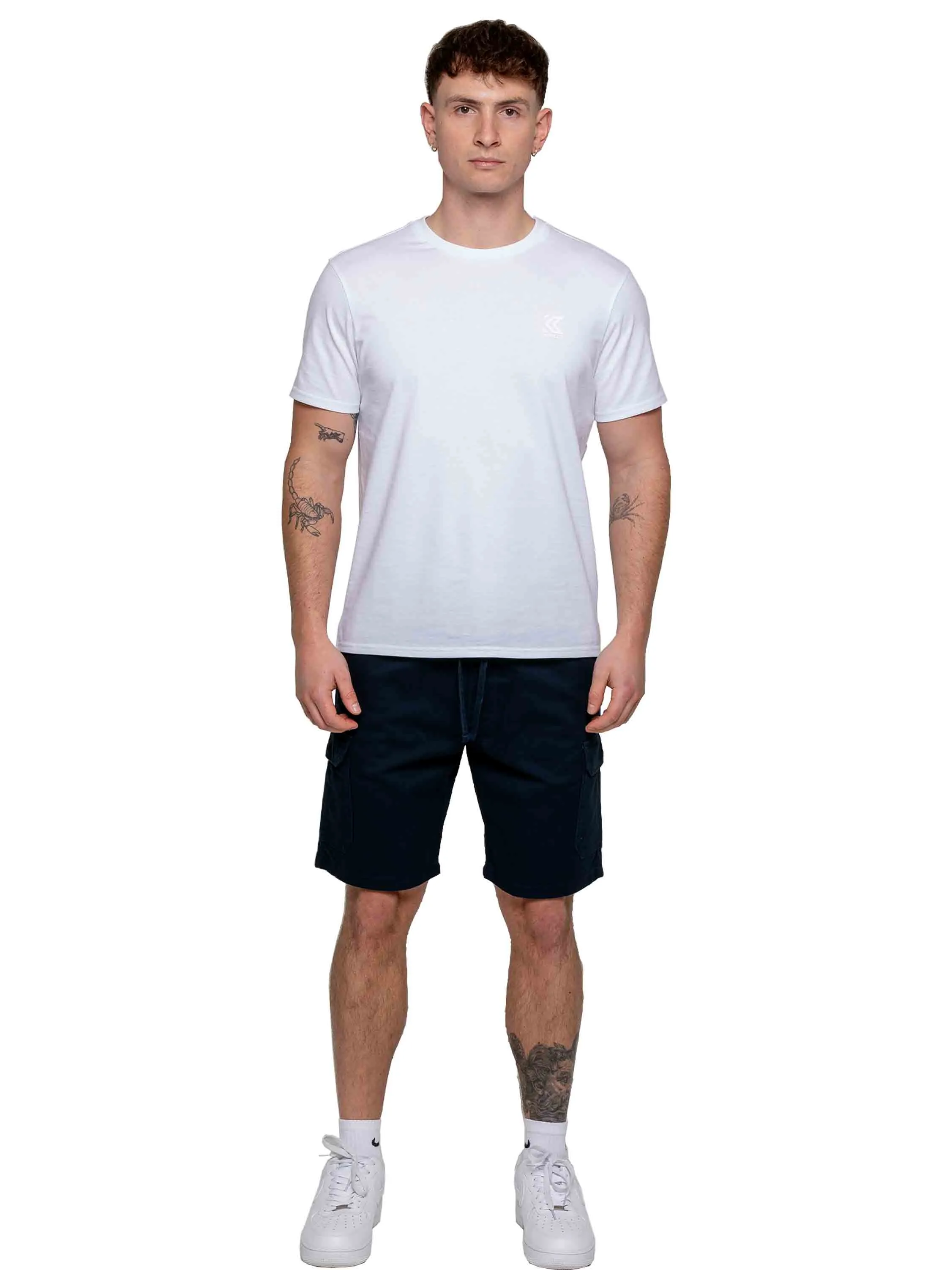 Kruze | Mens Cargo Chino Shorts
