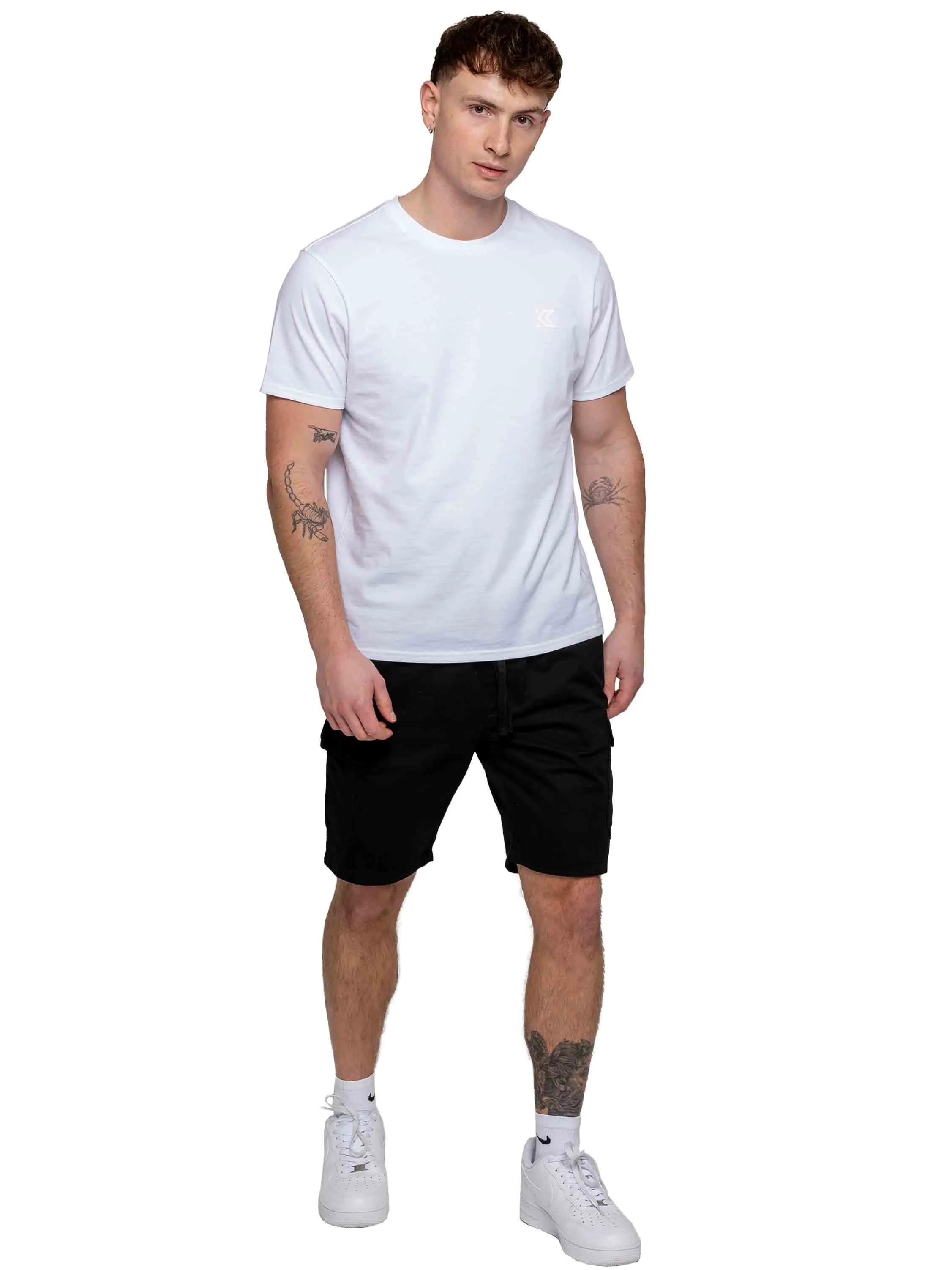 Kruze | Mens Cargo Chino Shorts