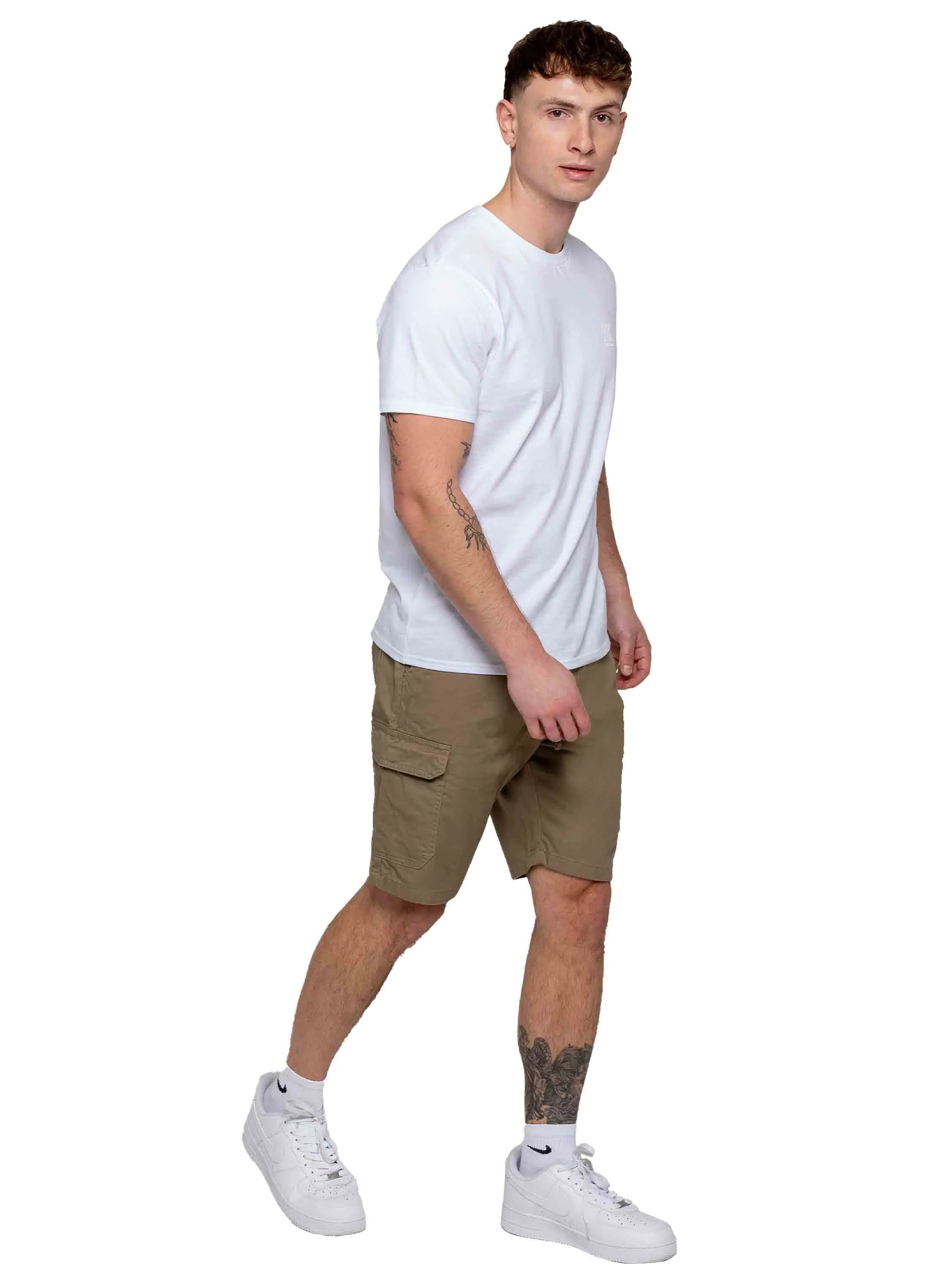 Kruze | Mens Cargo Chino Shorts