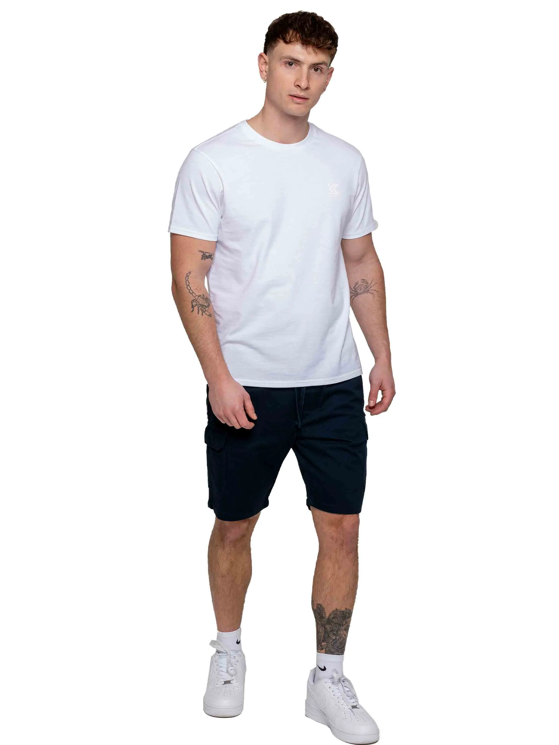 Kruze | Mens Cargo Chino Shorts