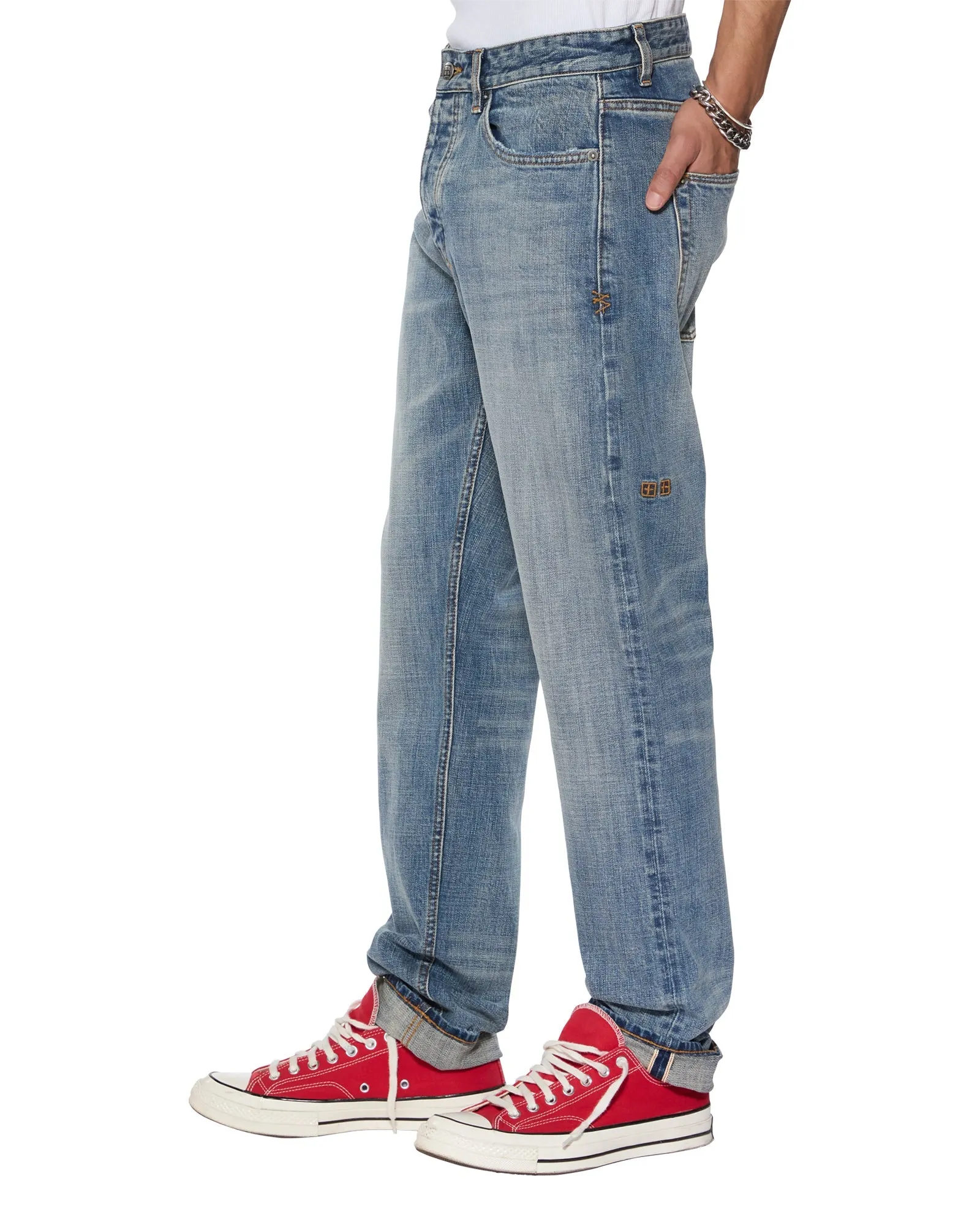 KSUBI Chitch Selvedge Blue Moon Mens Apparel