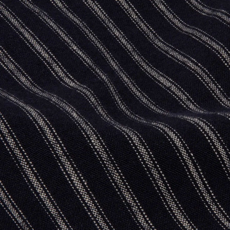 Kurt Short in Vertical Navy Stripe