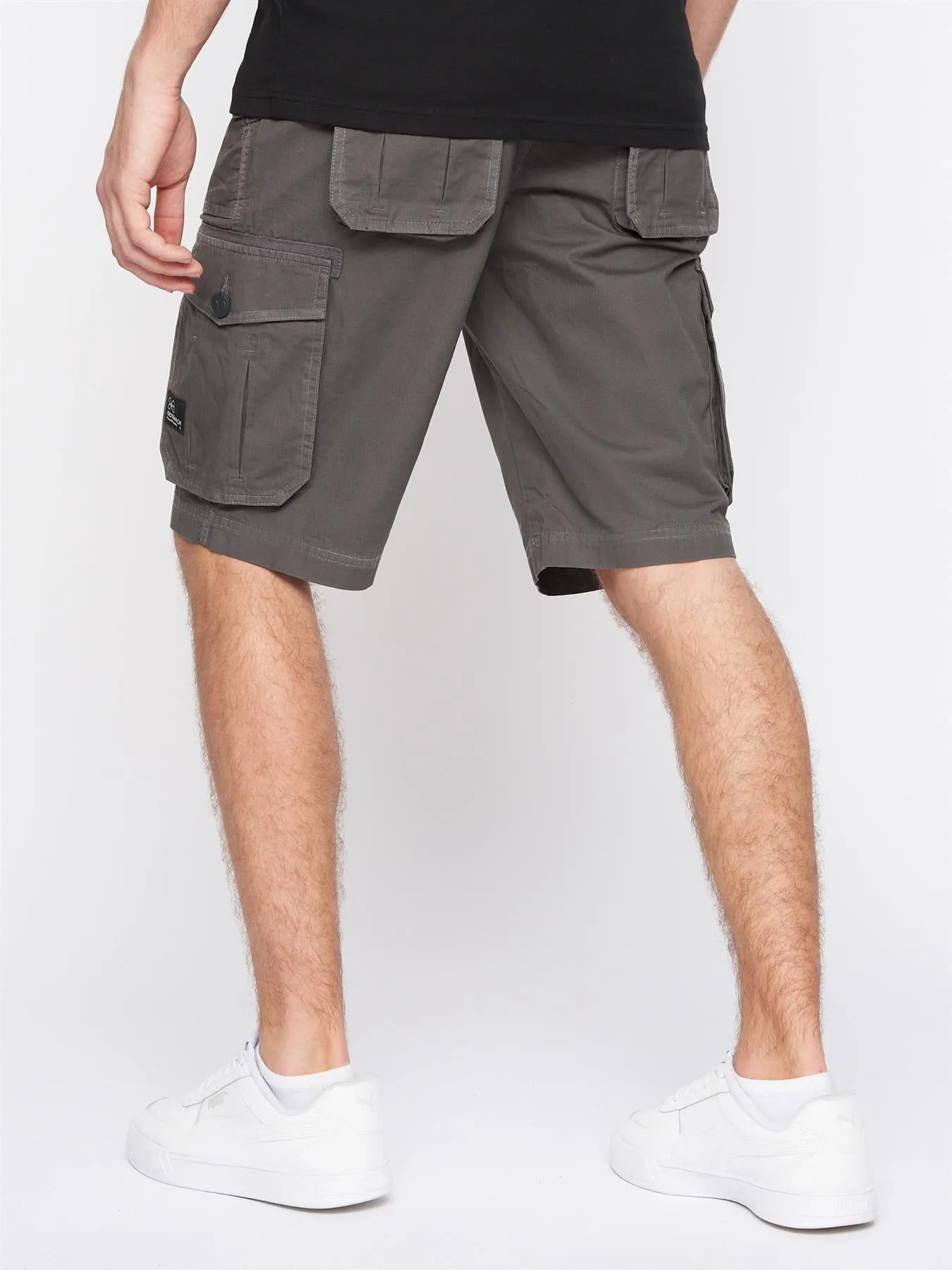 Kyron Cargo Shorts Charcoal