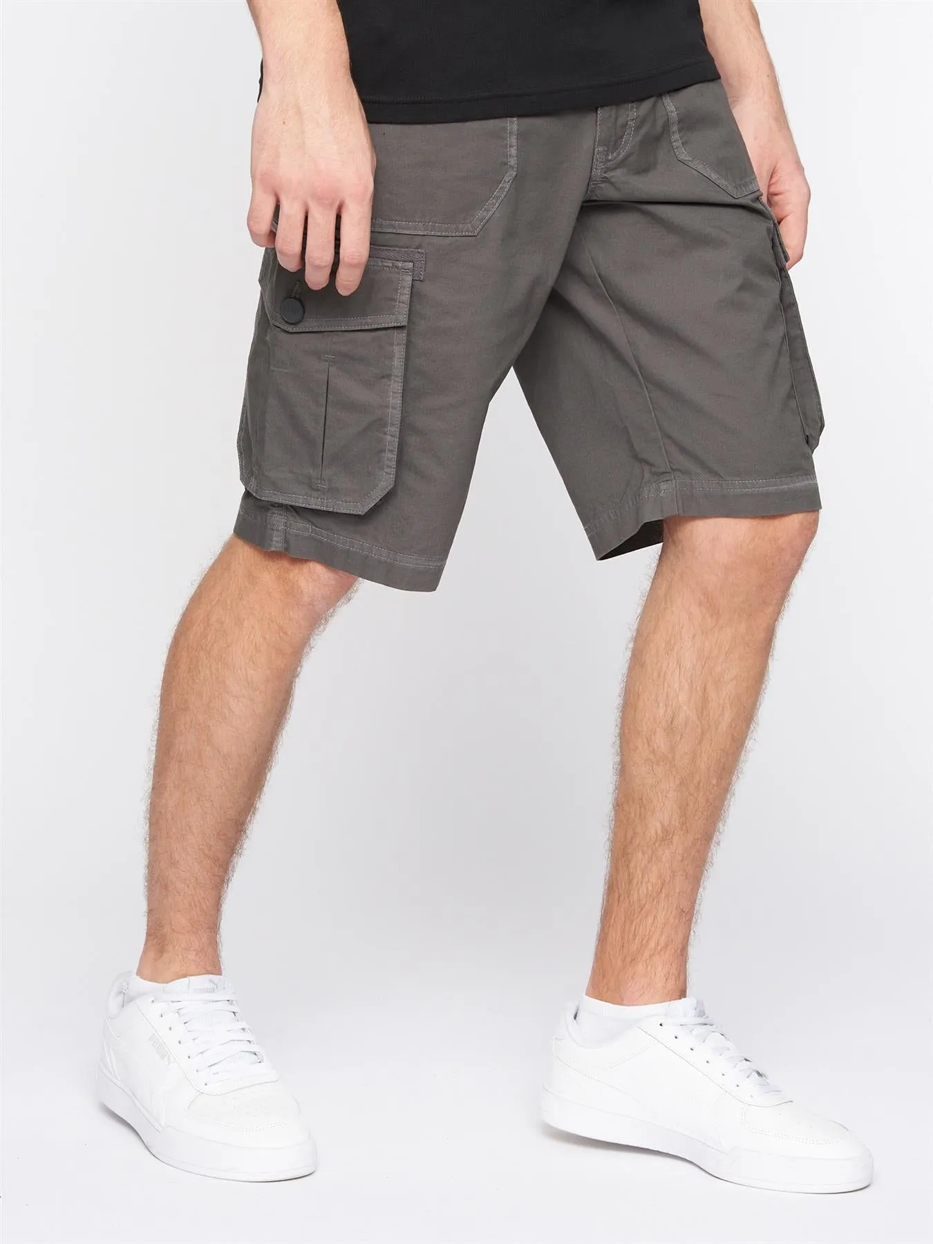 Kyron Cargo Shorts Charcoal