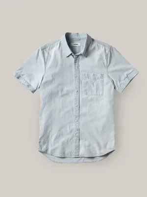 L005 Light Wash Chambray SS One Pocket Shirt