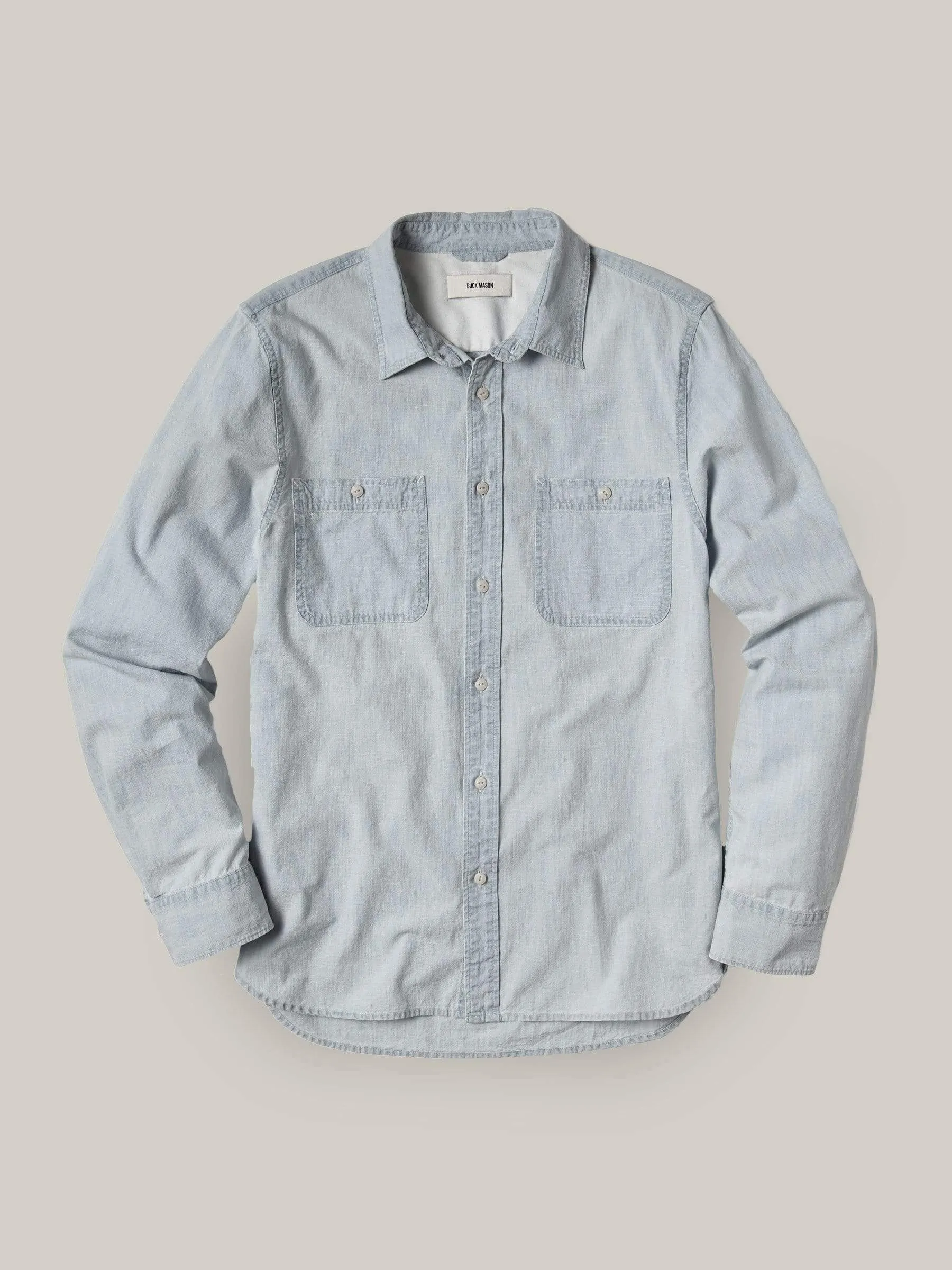 L005 Light Wash Chambray Work Shirt