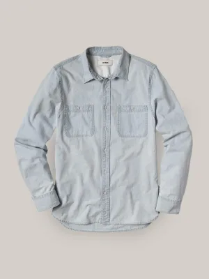 L005 Light Wash Chambray Work Shirt