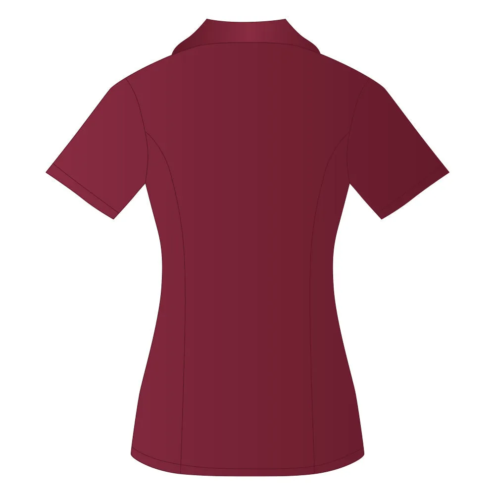 Ladies Everday Short Sleeve Shirt Rich Red