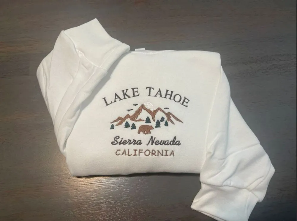 Lake Tahoe Women's Embroidered Sweatshirts