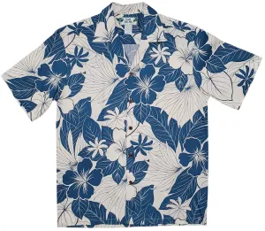 Lanai Blue Hawaiian Shirt