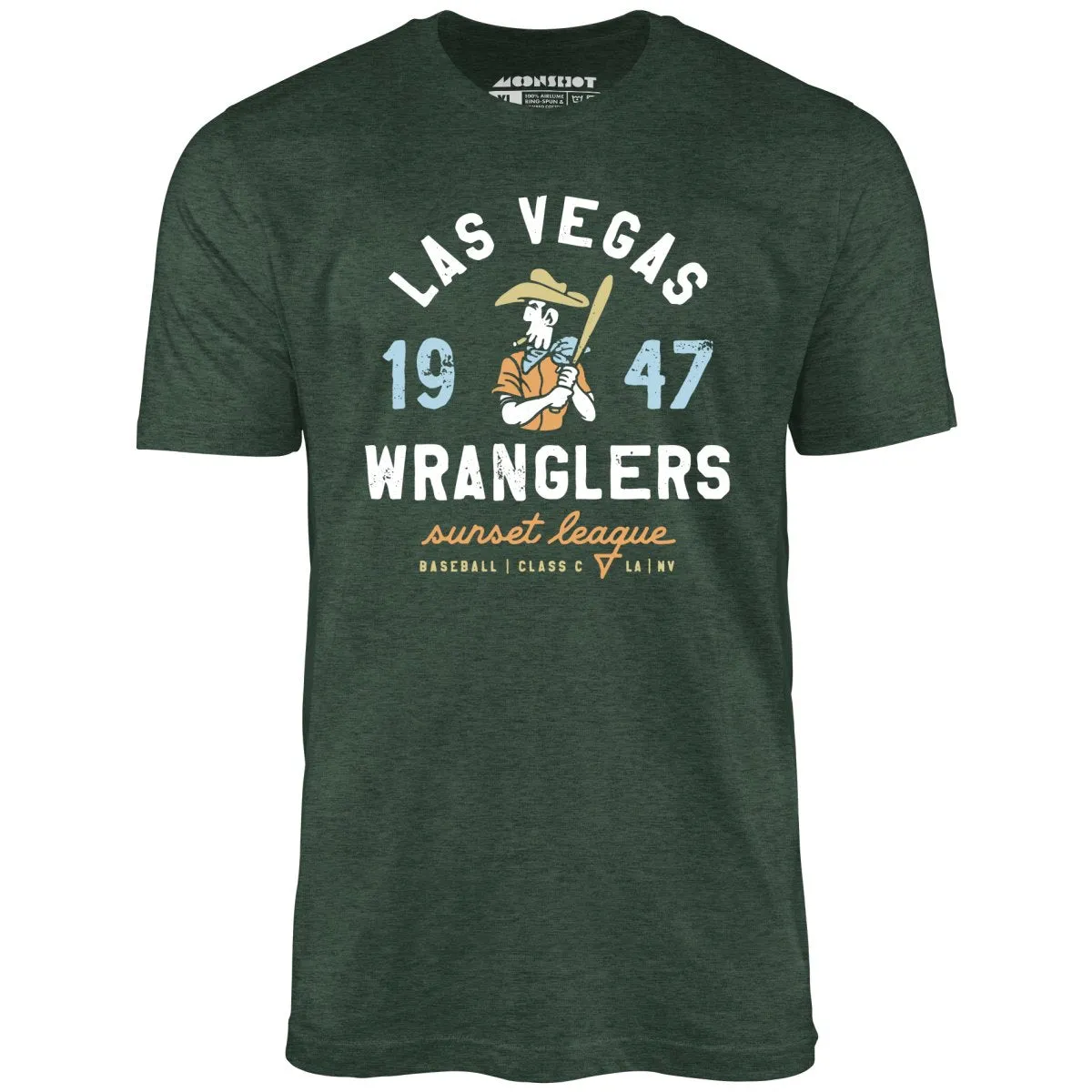 Las Vegas Wranglers - Nevada - Vintage Defunct Baseball Teams - Unisex T-Shirt