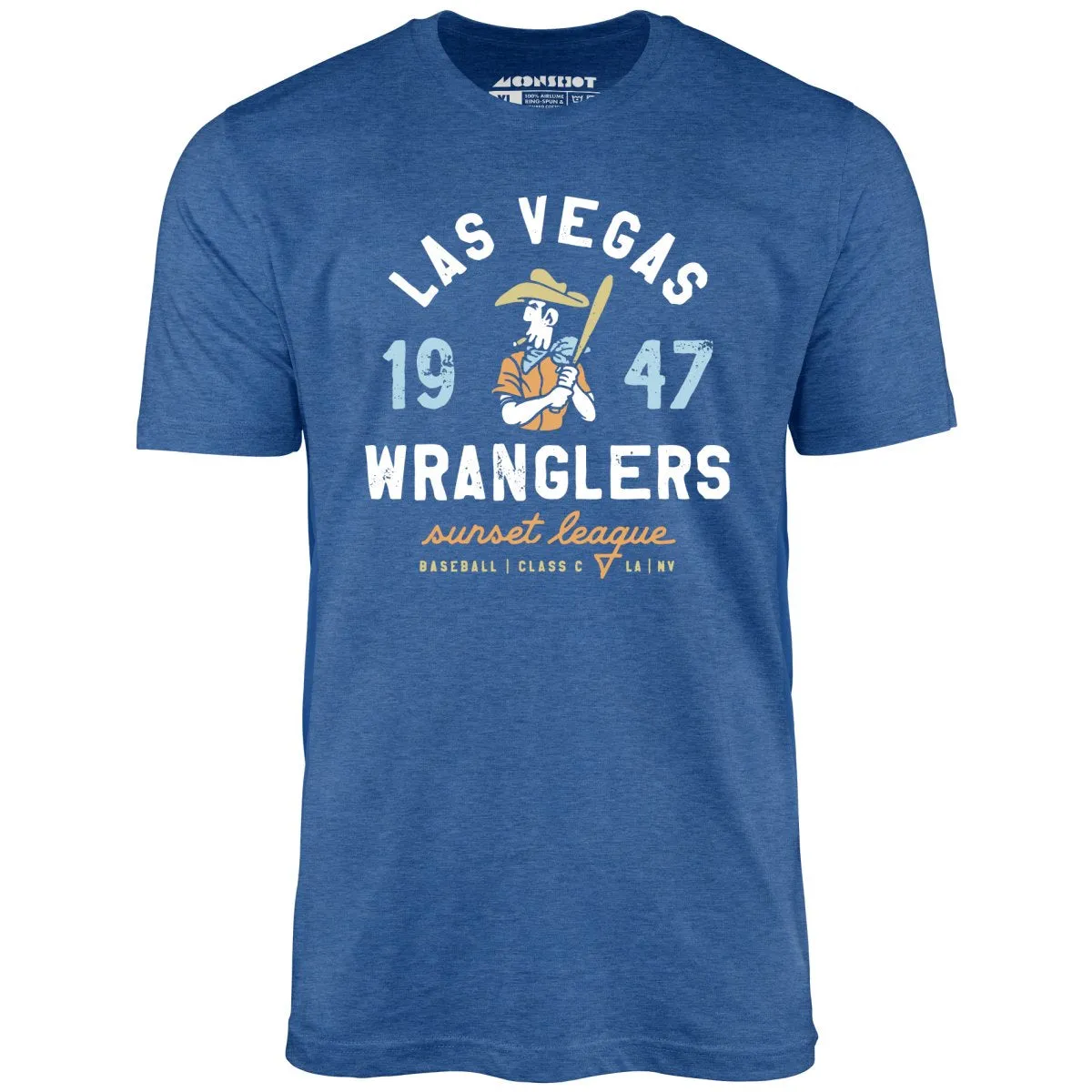 Las Vegas Wranglers - Nevada - Vintage Defunct Baseball Teams - Unisex T-Shirt