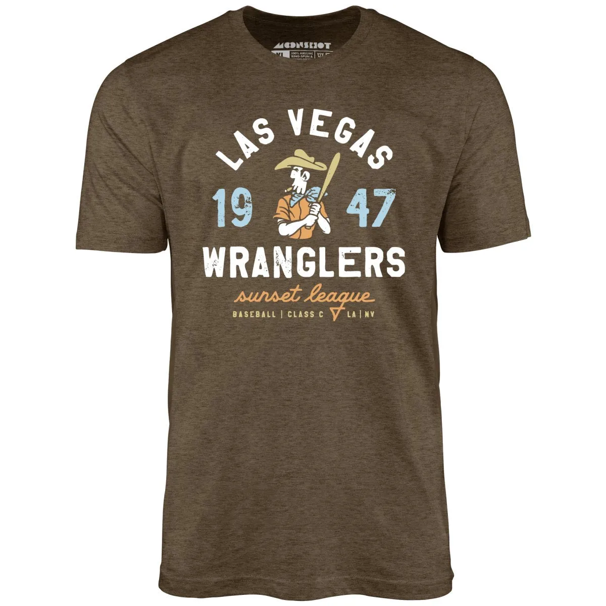 Las Vegas Wranglers - Nevada - Vintage Defunct Baseball Teams - Unisex T-Shirt