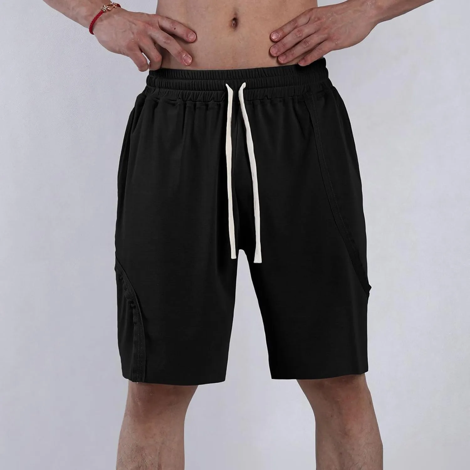 Lastesso Running Shorts for Men Low Wiasted Running Quick Dry Gym Workout Shorts Lightweight Short Pants with Pockets