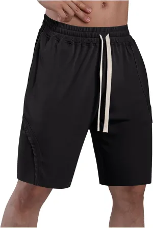 Lastesso Running Shorts for Men Low Wiasted Running Quick Dry Gym Workout Shorts Lightweight Short Pants with Pockets
