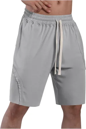 Lastesso Running Shorts for Men Low Wiasted Running Quick Dry Gym Workout Shorts Lightweight Short Pants with Pockets