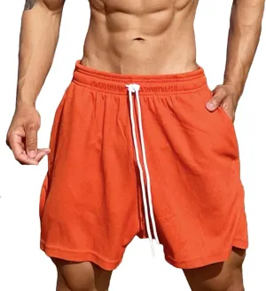 Lastesso Running Shorts Men Loose-Fit Drawstring Lounge Workout Shorts Workout Basketball Shorts Training Running Jogger