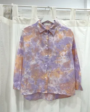 LAVANDA PEACH LINEN COTTON SHIRT